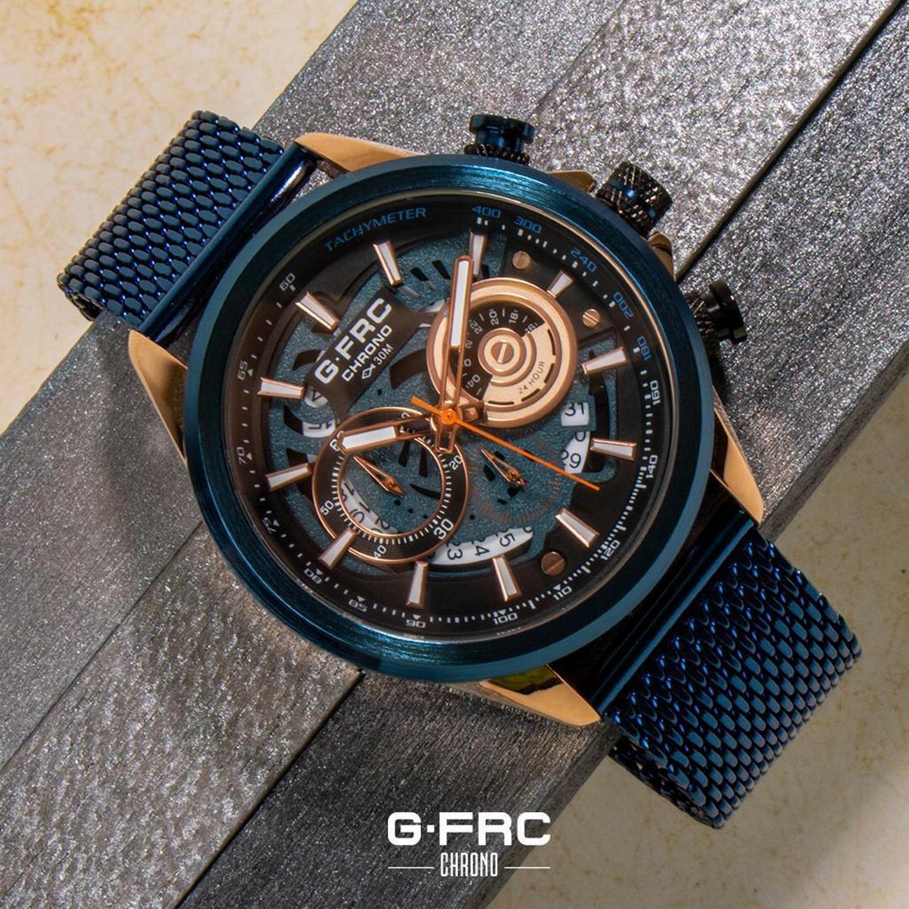 Reloj G-force Original H3718g Cronografo Negro + Estuche